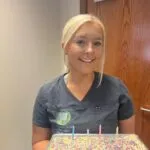 This week we wished a Happy Birthday to our wonderful team member Zoë! We hope you had a lovely day! 🥳🎂🙌😁 #happybirthday #bestteam #traycakes #greygables_dental #hunterstreetdental