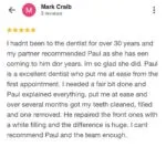 Thanks to Mark for taking the time to leave us this great review about his experience at Hunter Street Dental! 🦷🙌😁🙏 #hunterstreetdental #bestteam #happypatient #advanceddentalcare