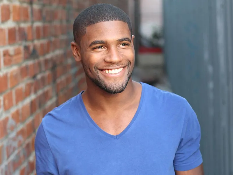 Male smile